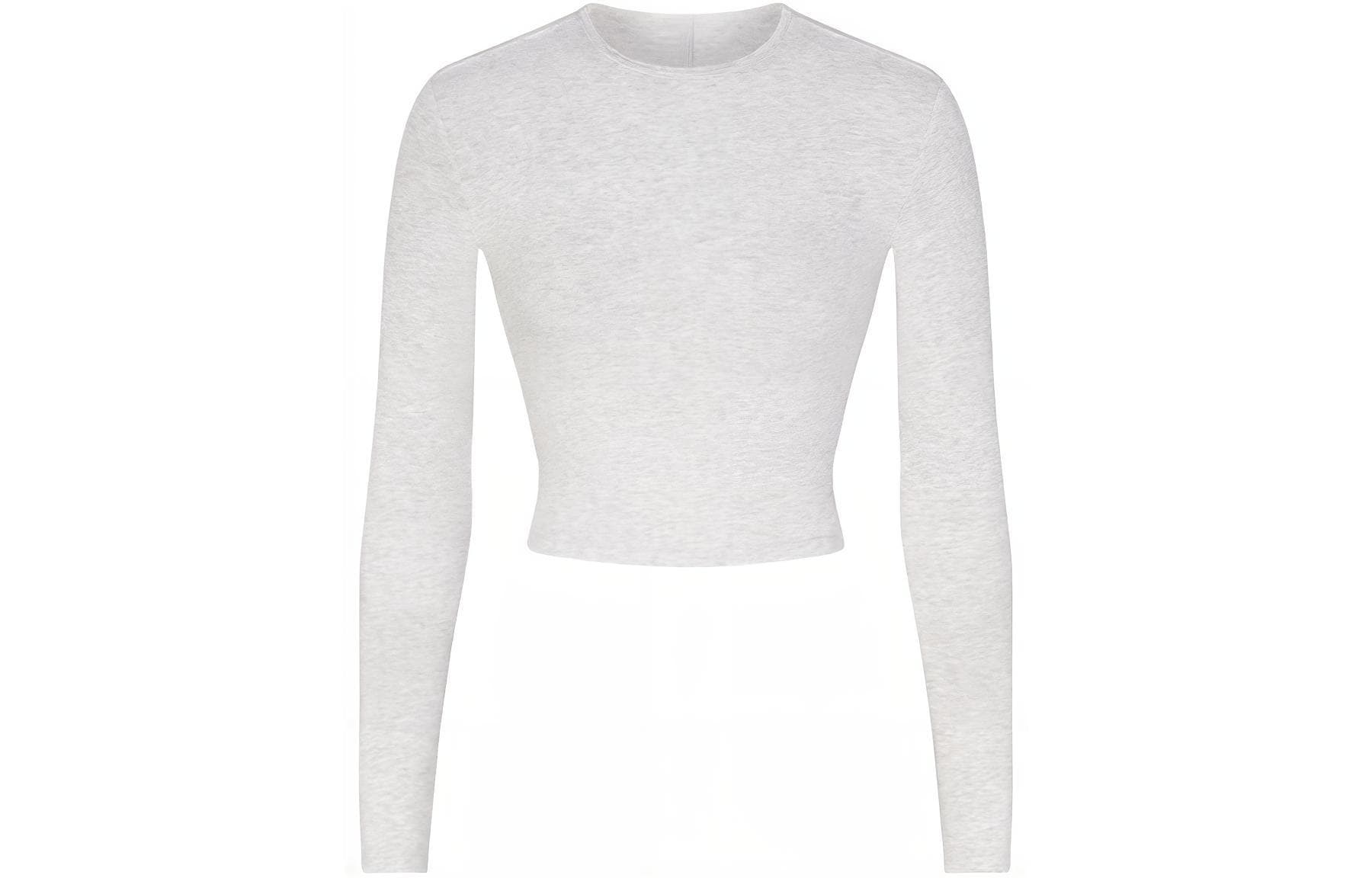 Футболка SKIMS T LIGHT HEATHER GREY - изображение 1
