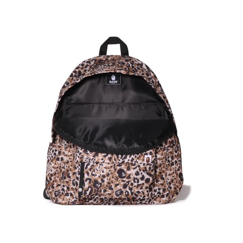 Рюкзак A BATHING APE Leopard Print Backpack - изображение 3