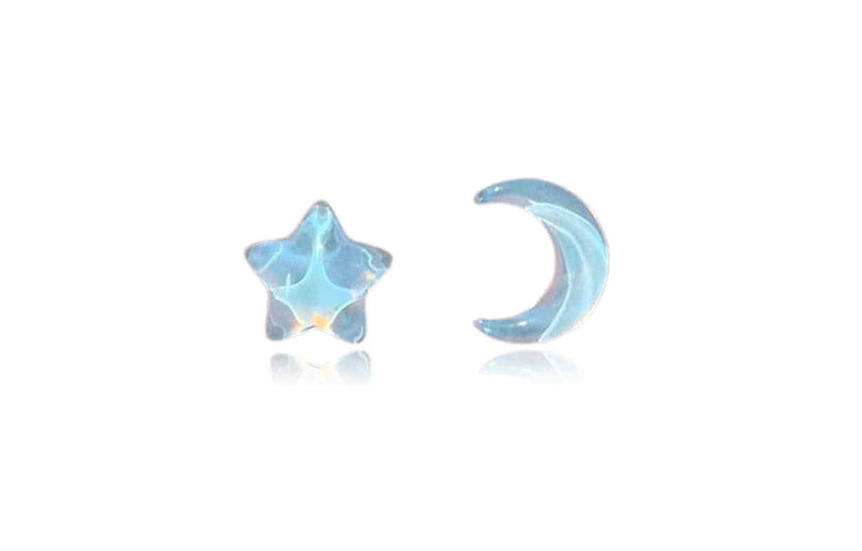 Серьги Серьги-гвоздики Ringlove из смолы женские - изображение 1