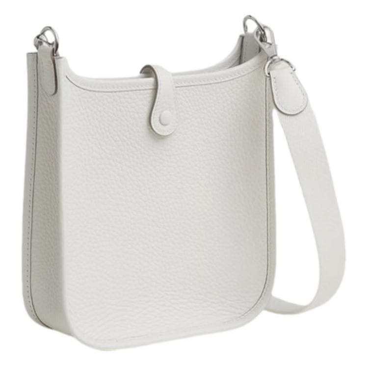 Сумка через плечо HERMES Evelyne 16 Clemence 01 Blanc - изображение 3