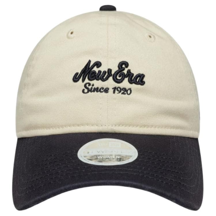 Кепка New Era 100% хлопок Женские бейсболки Черный Кремовый Текстура - изображение 2