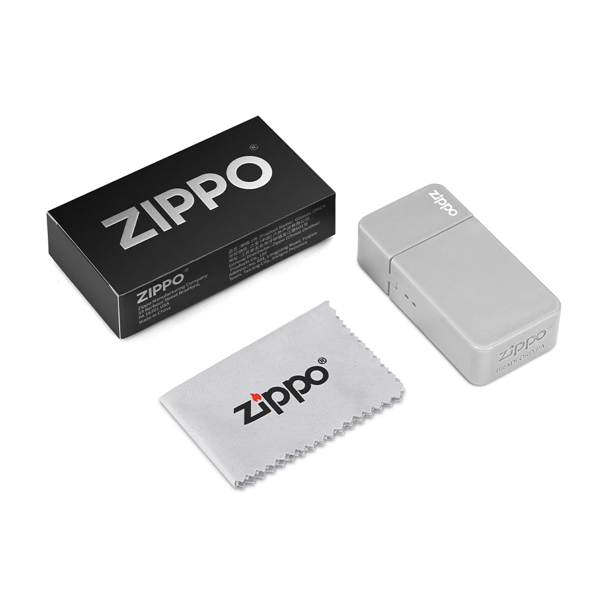 Очки ZIPPO Нержавеющая сталь Квадратные Функциональные очки Унисекс Серебряный - изображение 4