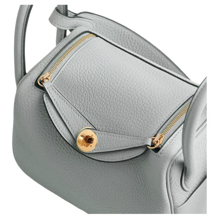 Сумка HERMES Lindy Clemence N4 Gris Platine - изображение 3