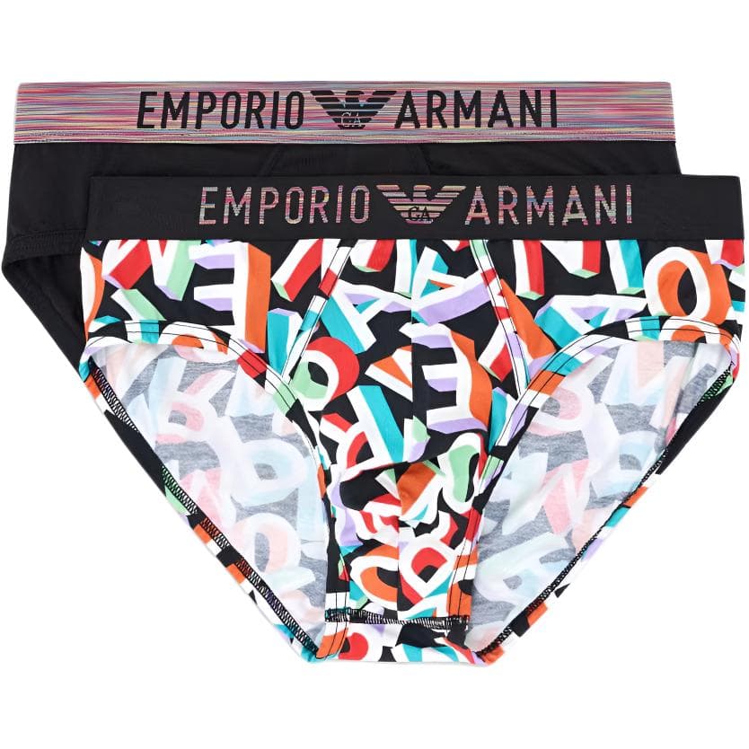 Трусы EMPORIO ARMANI SS25 Трусы-бикини Мужской 2 шт - изображение 1
