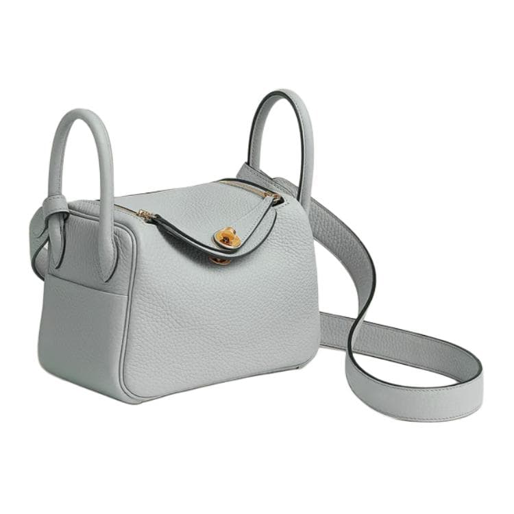 Сумка HERMES Lindy Clemence N4 Gris Platine - изображение 2