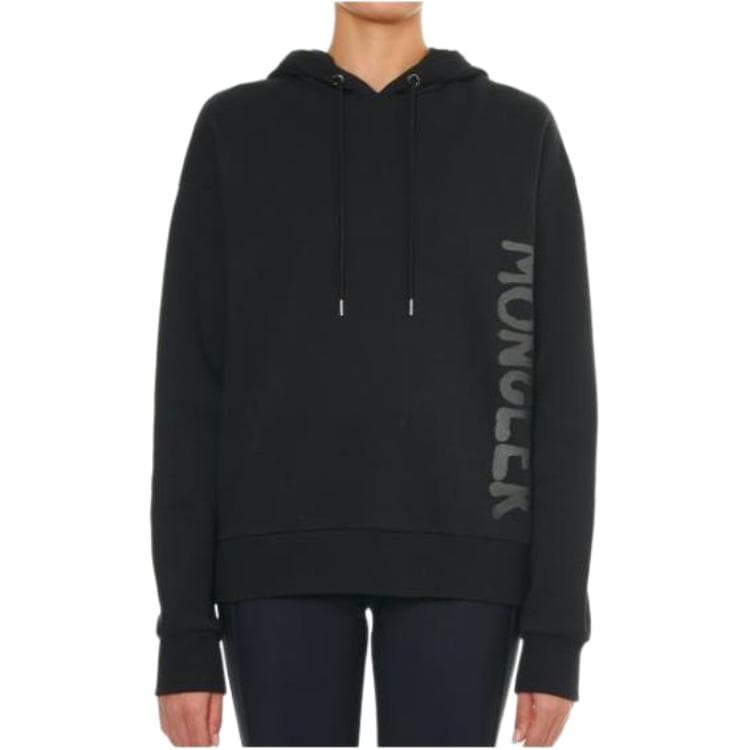 Худи Moncler Толстовка женская черная - изображение 1