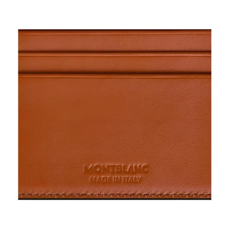 Картхолдер MONTBLANC Soft Leather Collection Кожа Картхолдер Стандартный (Standard) Унисекс Карамельный Коричневый - изображение 4