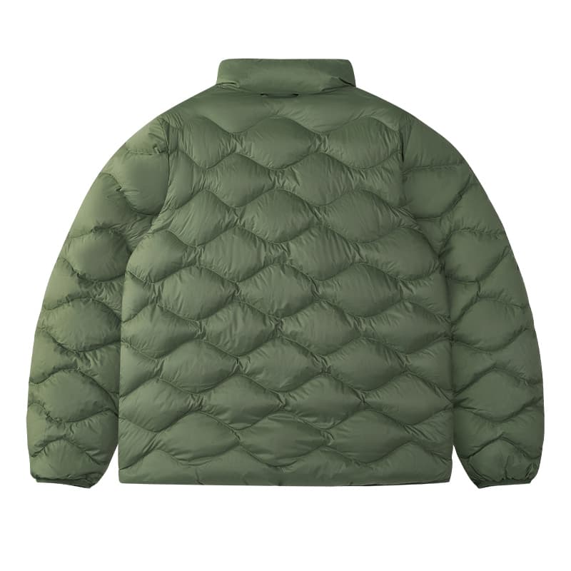 Зимняя куртка FILA FUSION Темный Deep Зеленый DG Унисекс Пуховые куртки - изображение 4