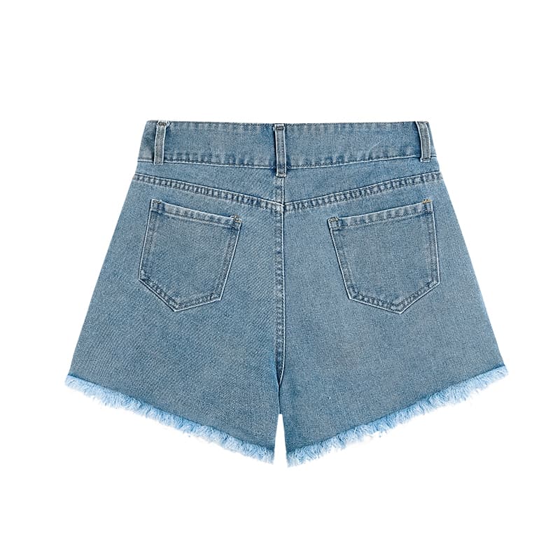 Джинсовые шорты Jifffly Blue Unisex Джинсовые шорты - изображение 2