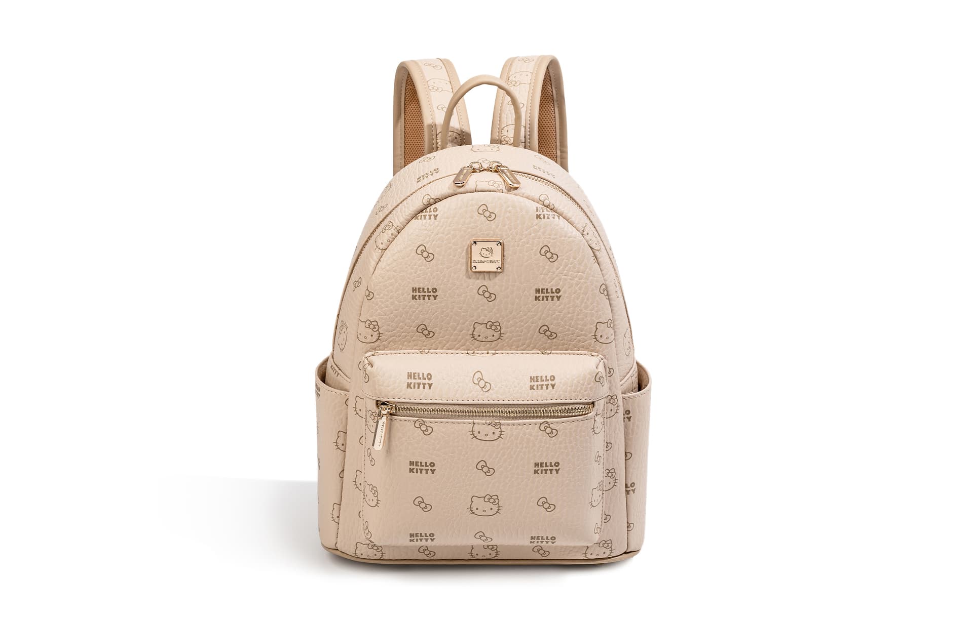 Рюкзак Sanrio Hello Kitty PU (полиуретан) Рюкзак Рюкзаки Стандартный Женский Розовый Коричневый Молочно-чайный - изображение 5