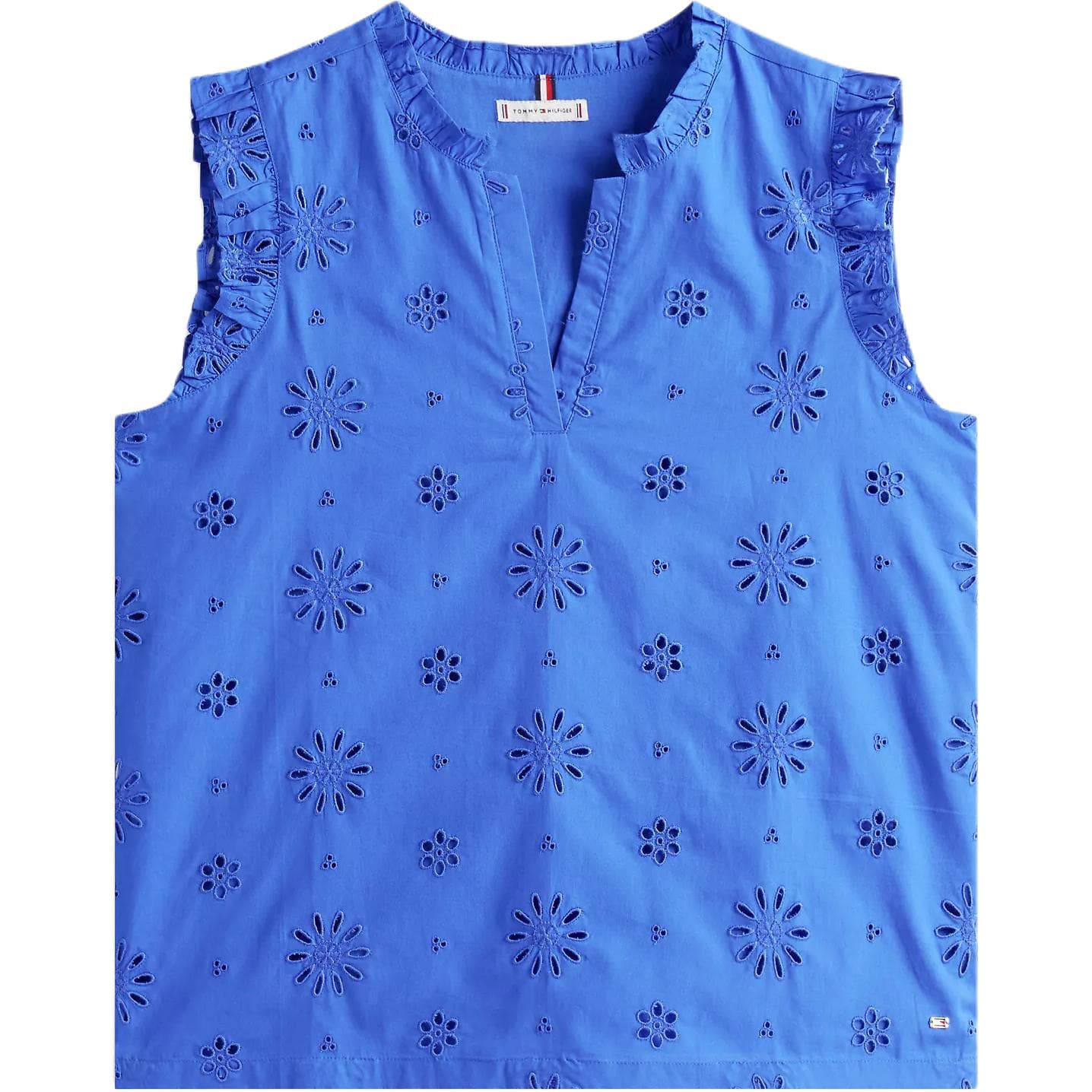 Блузка Tommy Hilfiger Blue Women's Shirts Томми Хилфигер Синие Женские Рубашки - изображение 1