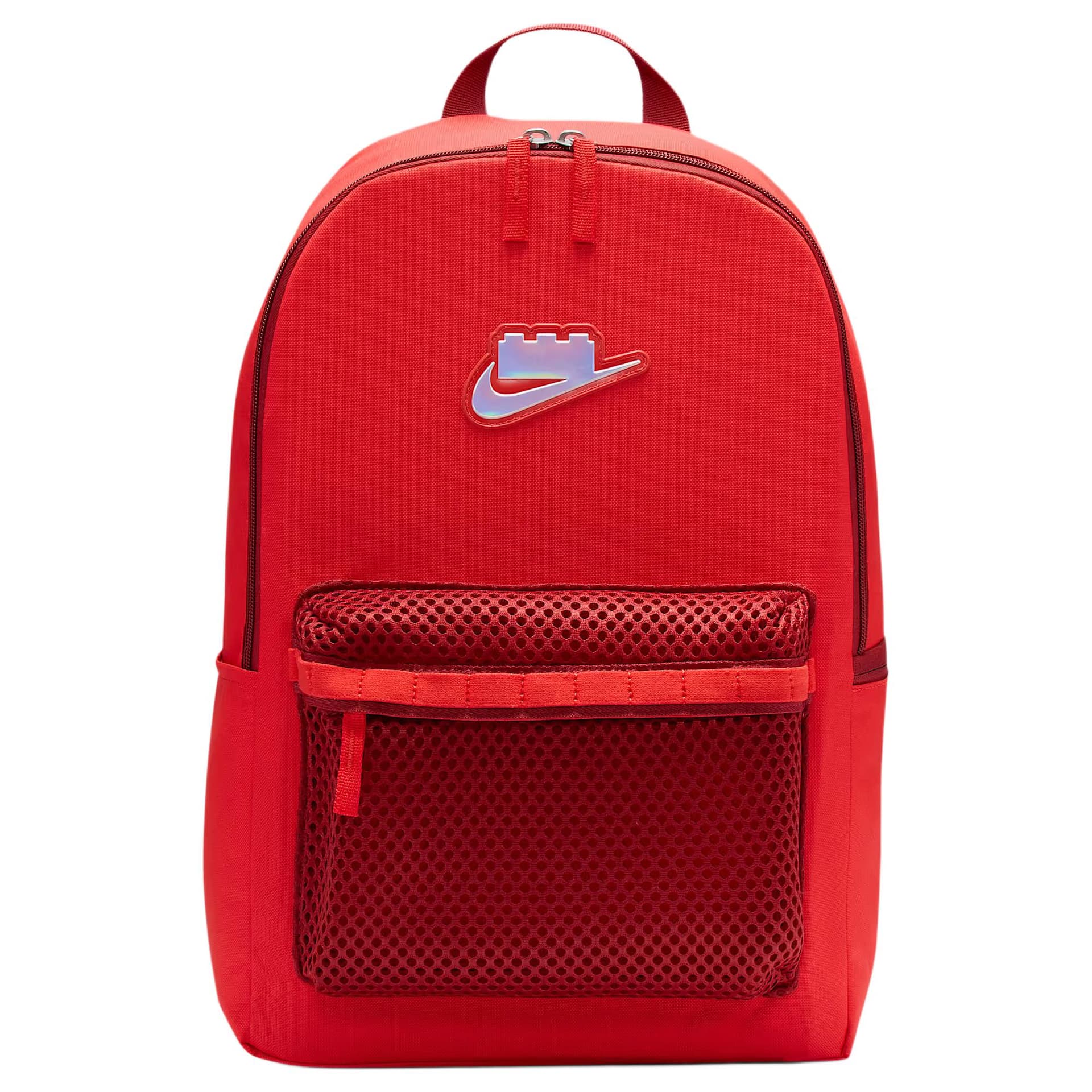 Рюкзак Nike LEGO Коллаборация Heritage Полиэстеровый Рюкзак Стандартный (Standard) Мужской GALE Красный - изображение 1