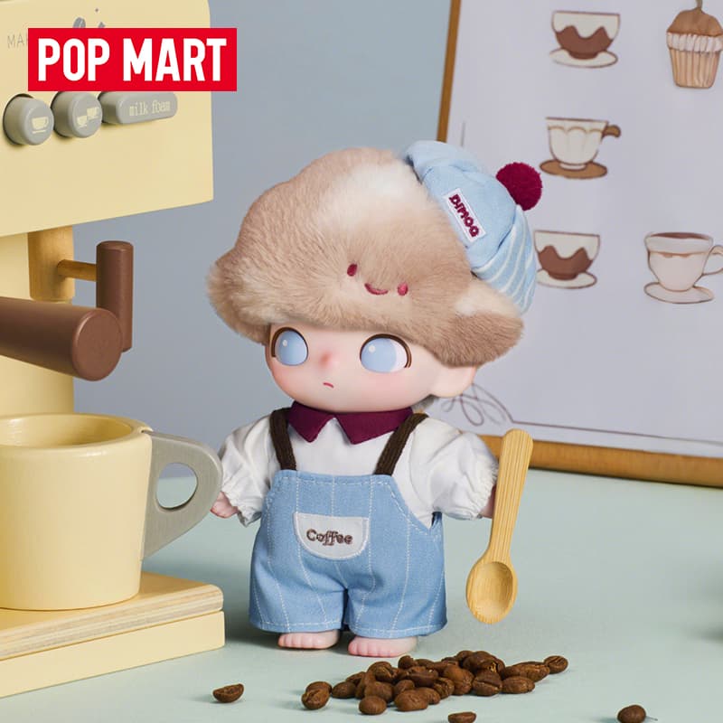 Фигурка POP MART Heartbeat Custom Collection Dimoo Винил (Vinyl) Плюшевый Трендовый Прозрачный Слепой Бокс с Карточкой - изображение 2