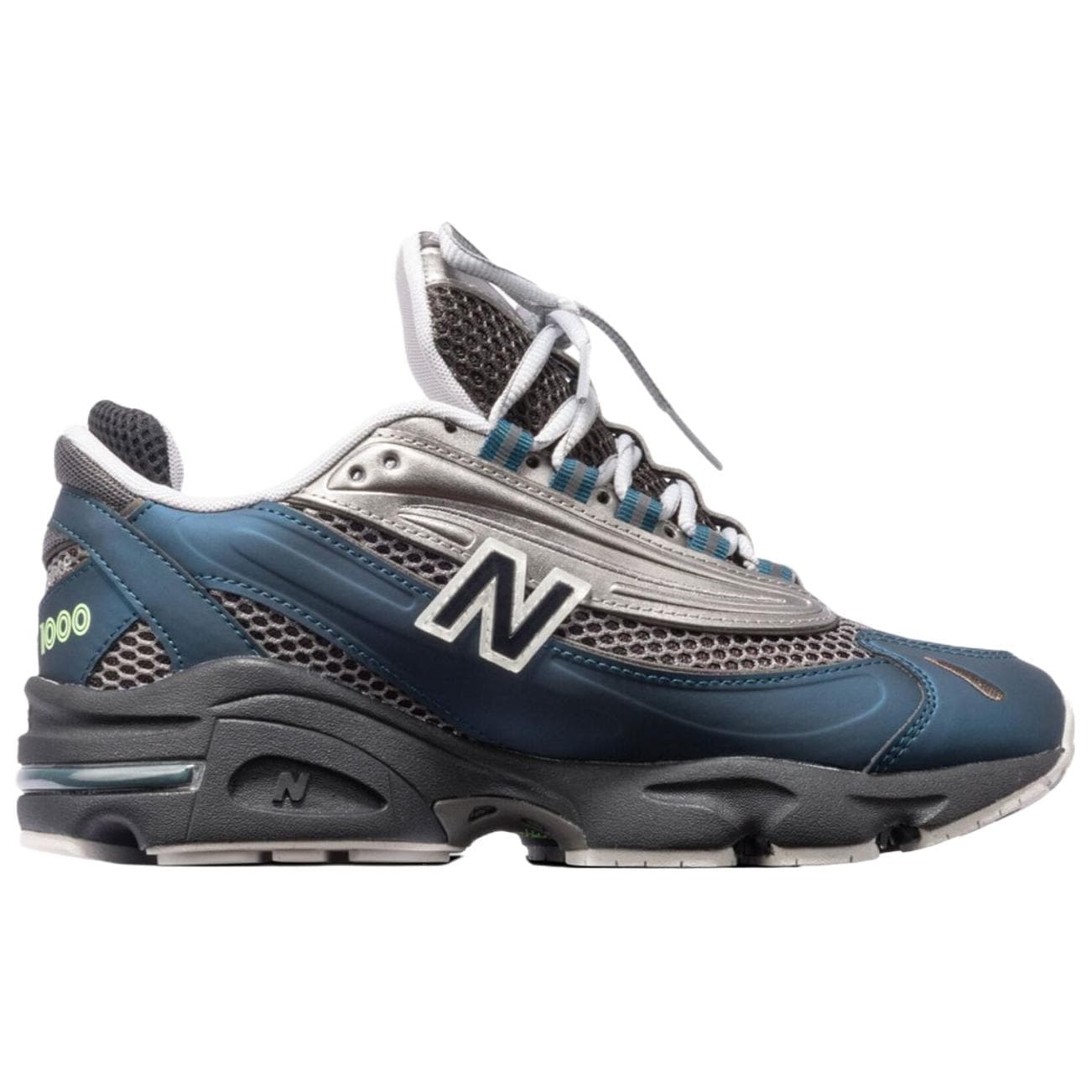 Кроссовки для бега New Balance NB 1000 Повседневные беговые кроссовки Унисекс Синий Серебряный - изображение 2