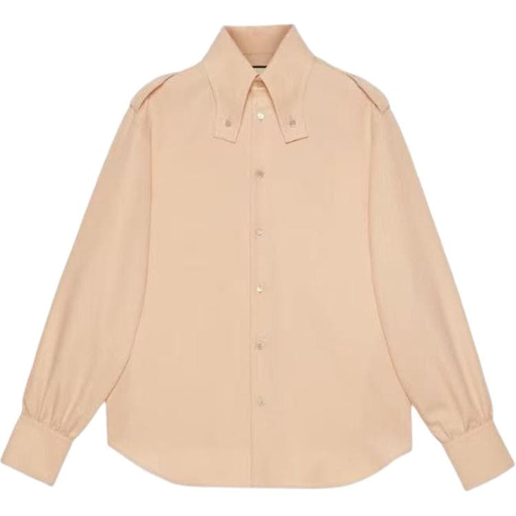 Рубашка Gucci Single-Breasted Lantern Sleeve Shirt - изображение 1