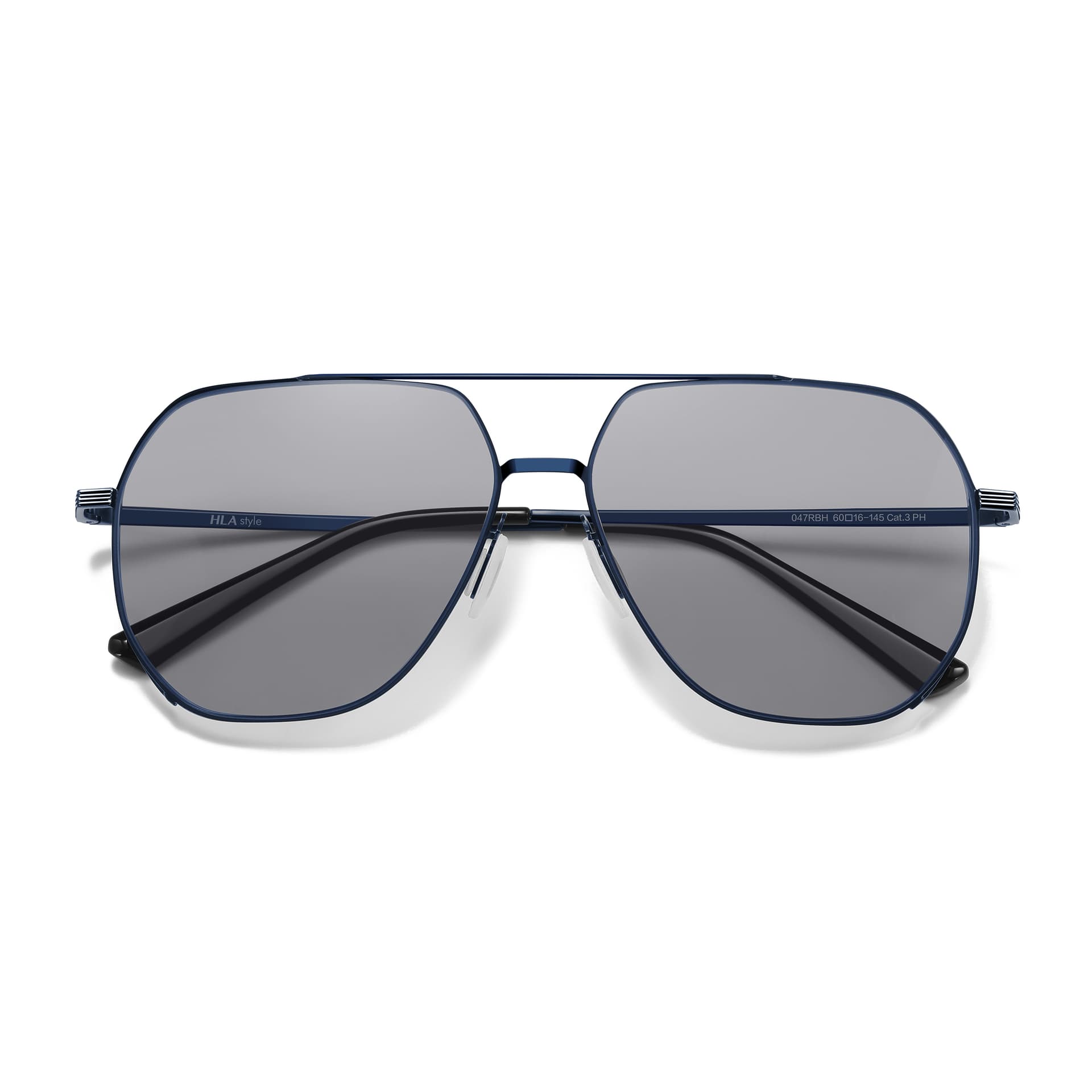 Солнцезащитные очки HLA Нержавеющая сталь Aviator Солнцезащитные очки Унисекс - изображение 3