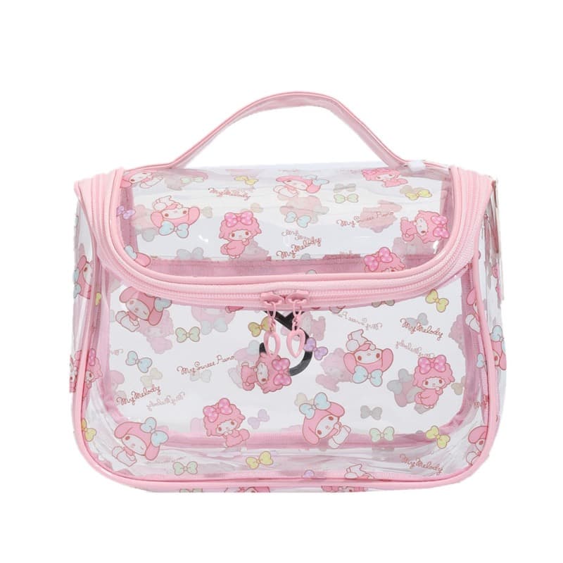 Sanrio My Melody ПВХ Путешественный Сумка для Хранения Стандартная (Стандартная) Женская Розовая - изображение 1