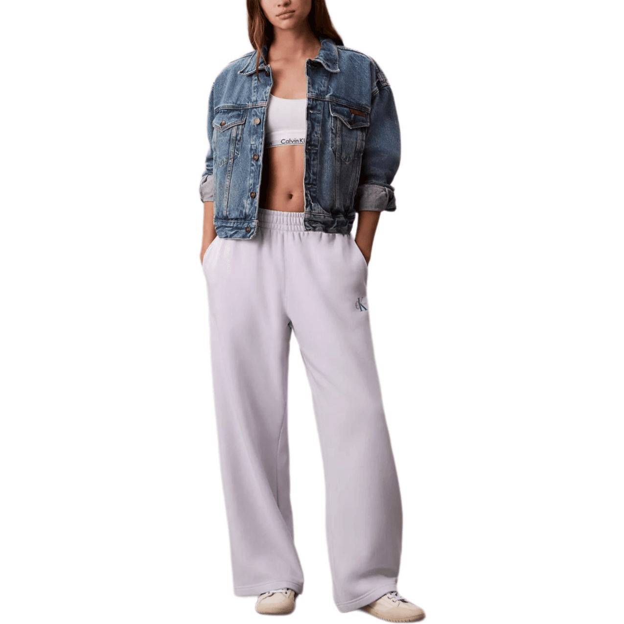 Штаны Calvin Klein Вязаные Спортивные Штаны Женские - изображение 1