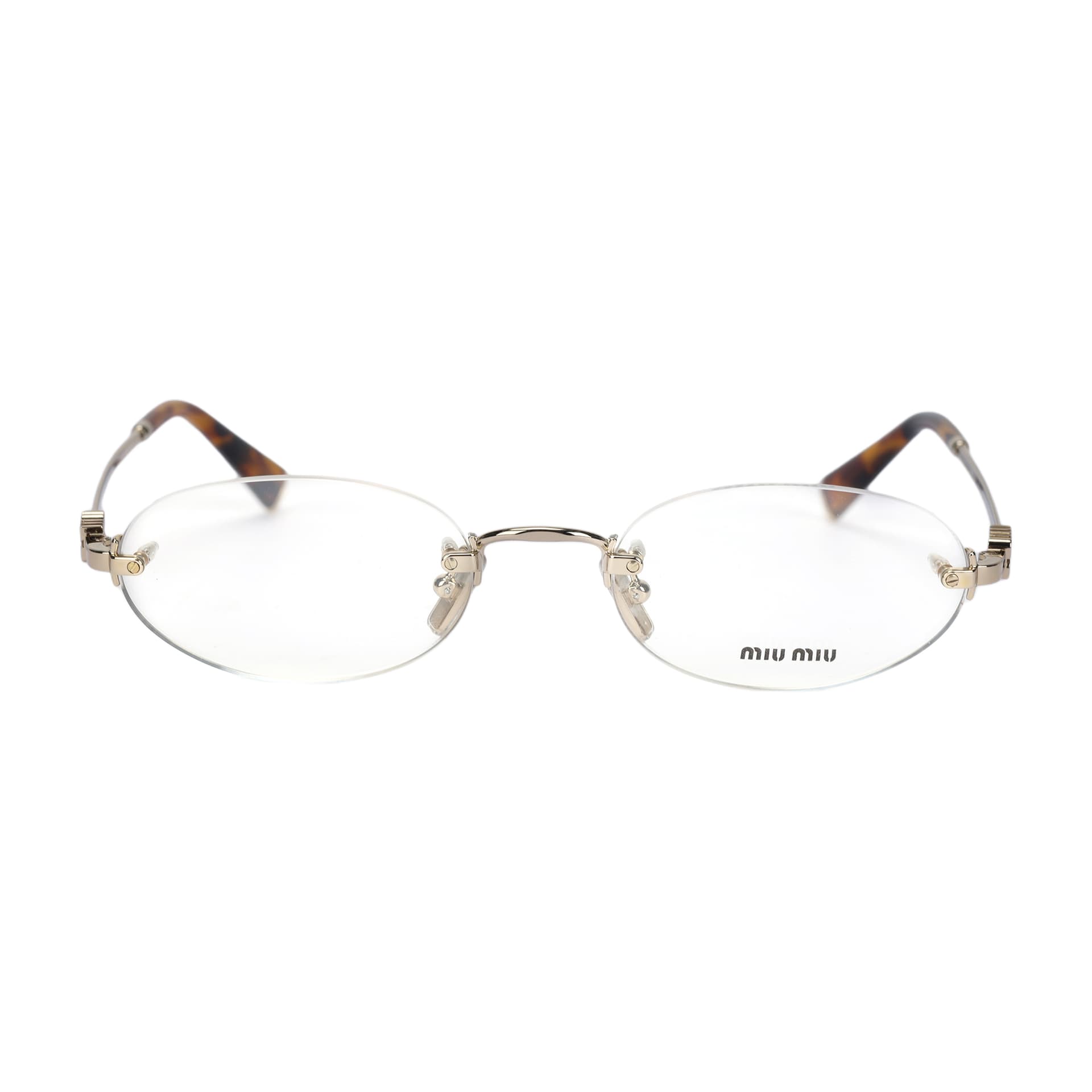 Оправа Miu Miu Oval Optical Frame Gold - изображение 2