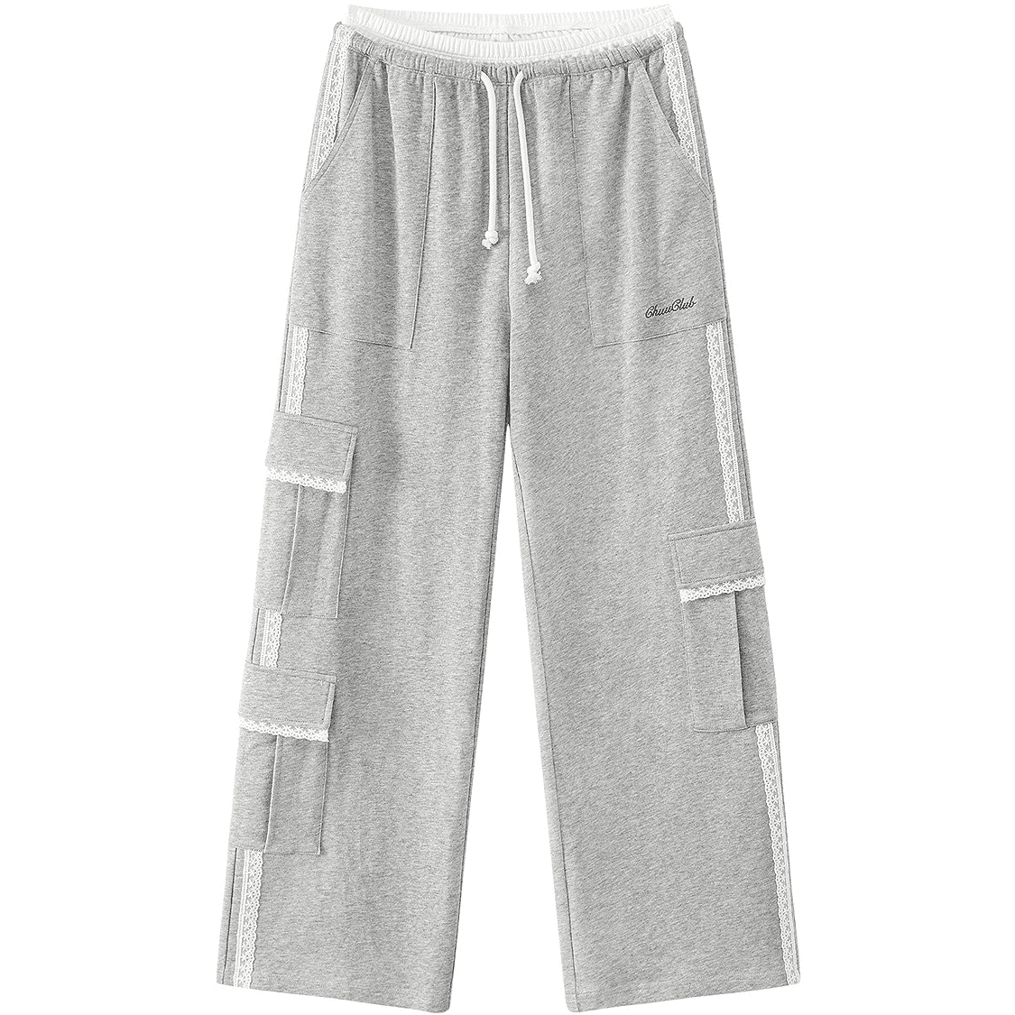 Штаны CHUU Light Photinia Gray Women's Casual Pants CHUU Светло-Фотиния Серый Женские Повседневные Брюки - изображение 1