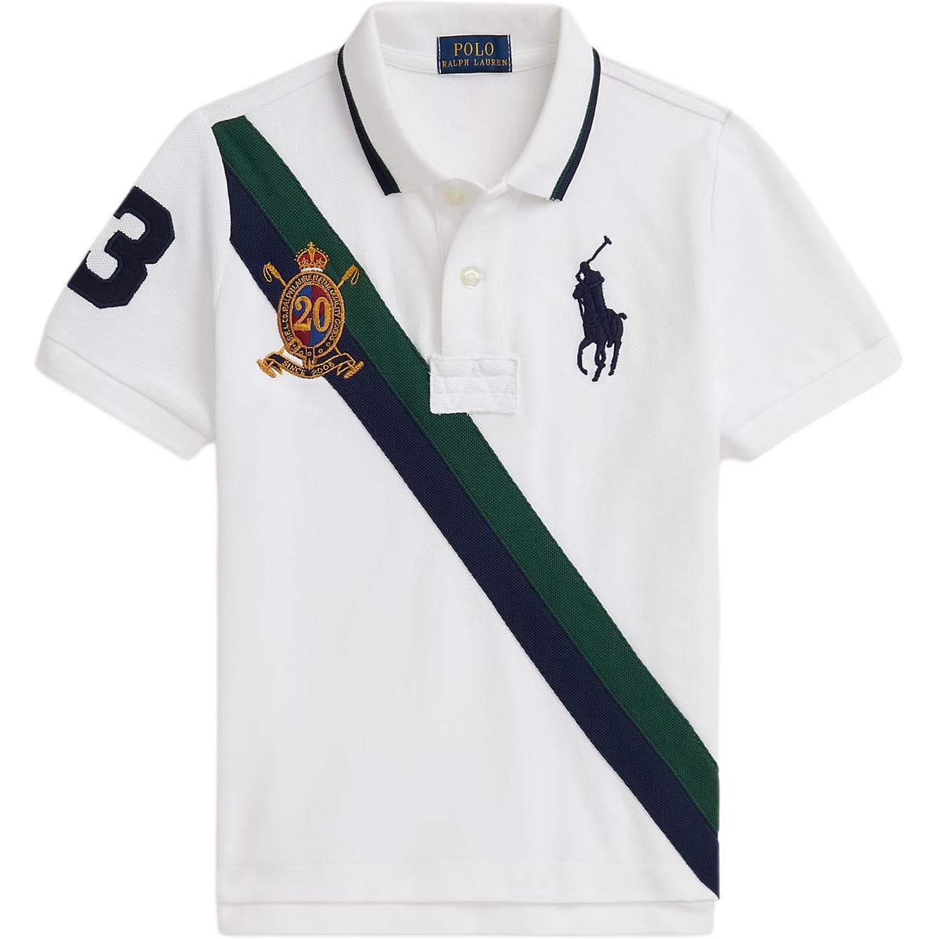 Polo Ralph Lauren Поло Big Pony Стандартный Белый Детский Возраст 3-7 Лет - изображение 1