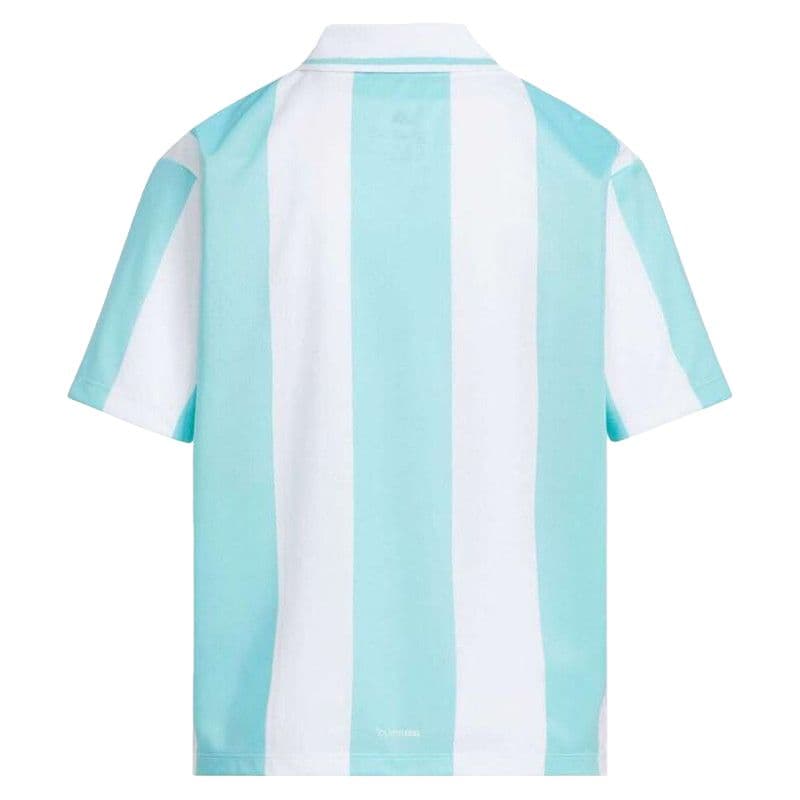 Футболка Adidas Climacool T Рубашка SS25 Белый Синий Детская - изображение 2