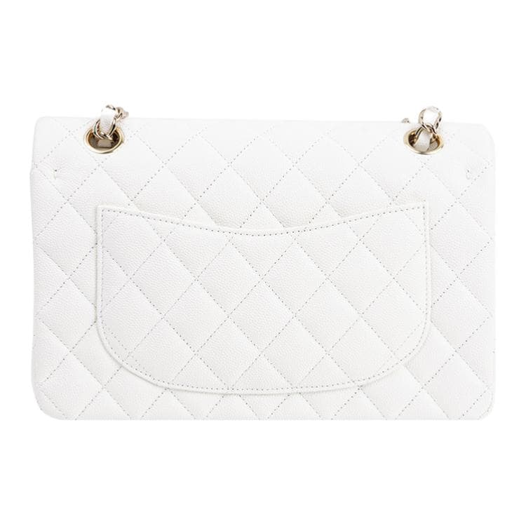 Сумка через плечо Chanel Classic Flap White - изображение 3