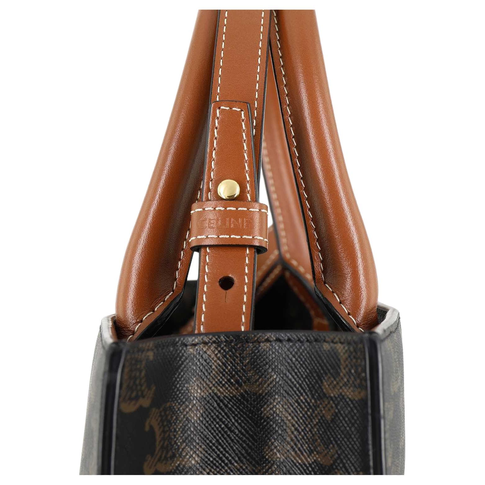 Сумка CELINE Cabas Triomphe Tote Small Brown - изображение 6