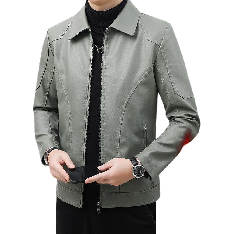 Кожаная куртки PIERRE CARDIN Мужские кожаные куртки - изображение 2