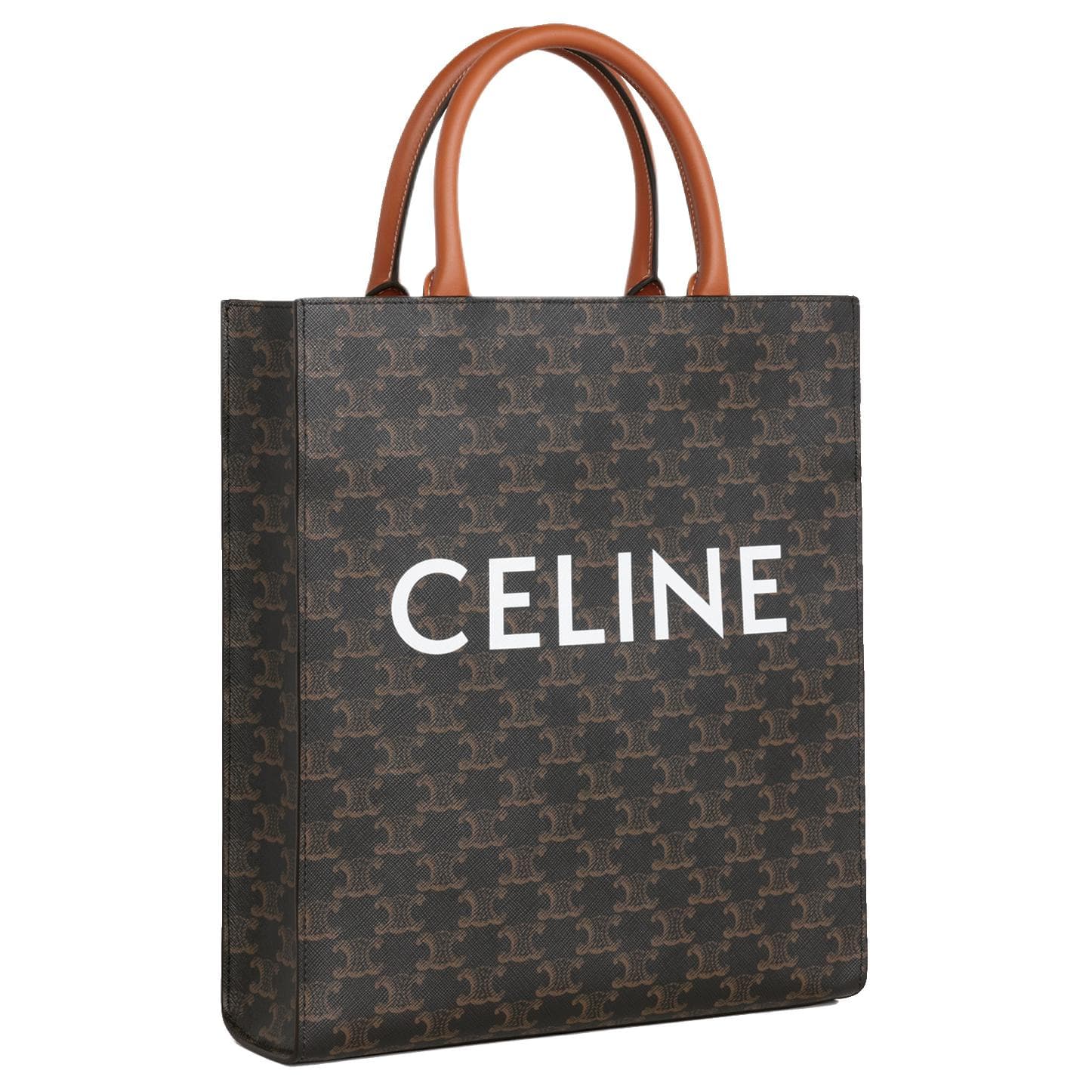 Сумка CELINE Cabas Triomphe Tote Small Brown - изображение 2