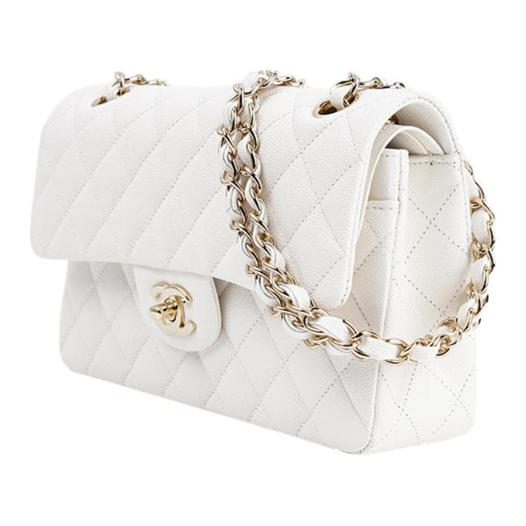 Сумка через плечо Chanel Classic Flap White - изображение 2