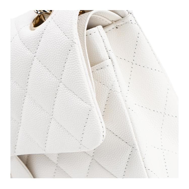 Сумка через плечо Chanel Classic Flap White - изображение 6