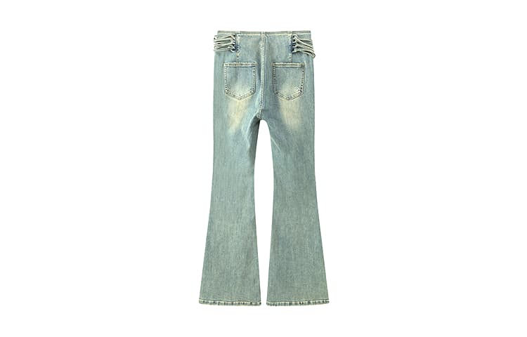 Джинсы CHUU Medium Denim Blue Women's Jeans CHUU Средний деним синий женский джинсы - изображение 2