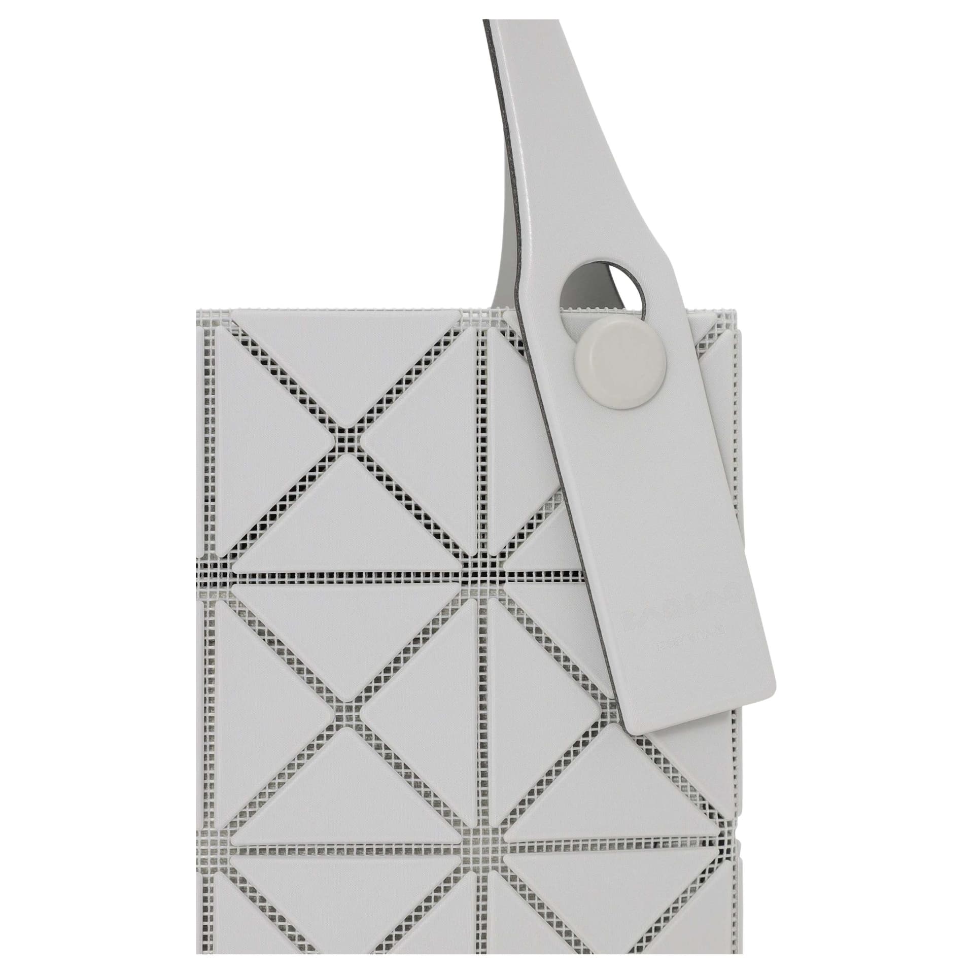 Сумка ISSEY MIYAKE Prism ПВХ Сумка Мини Женская Светло-Серый - изображение 5