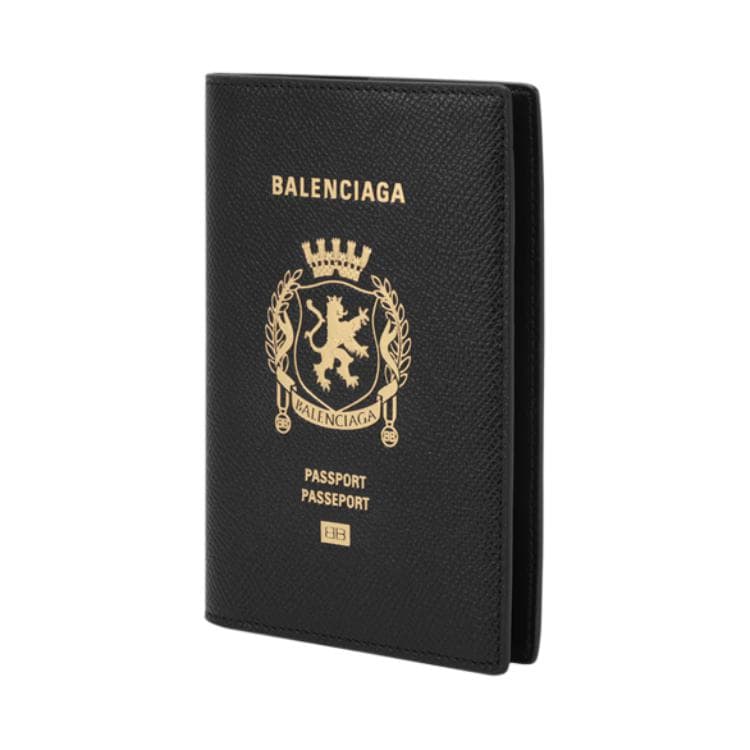 Обложка для паспорта Balenciaga Passport Holder Black - изображение 2