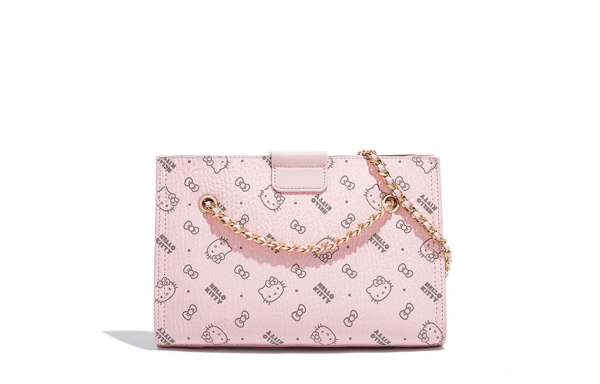 Мини-сумка Sanrio Hello Kitty PU (полиуретан) Сумка-тоут Сумка для покупок Сумка через плечо Стандартная Женская Розовая Коричневая - изображение 6