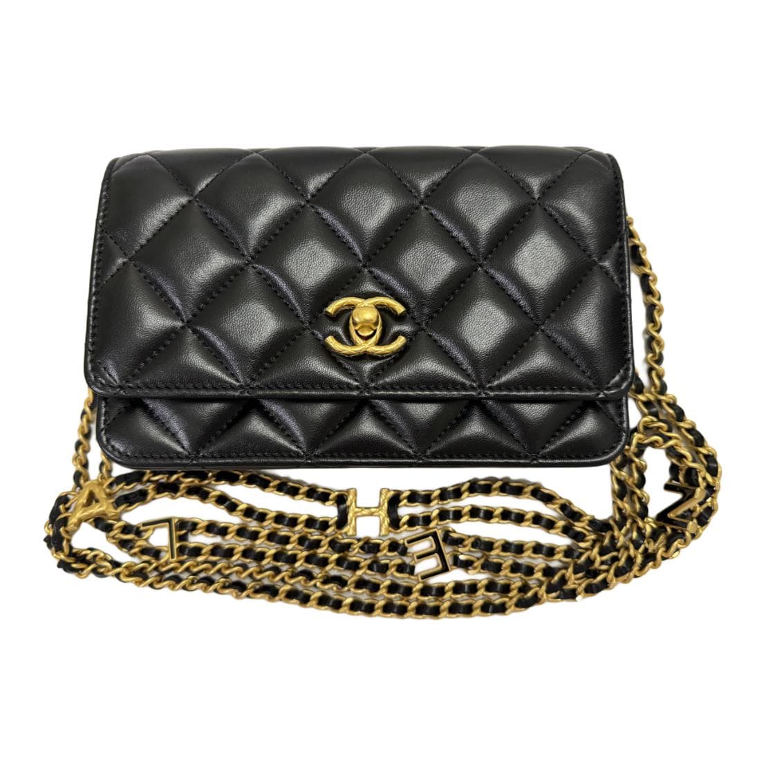 Сумка через плечо CHANEL 24S Chain Bag Black - изображение 1