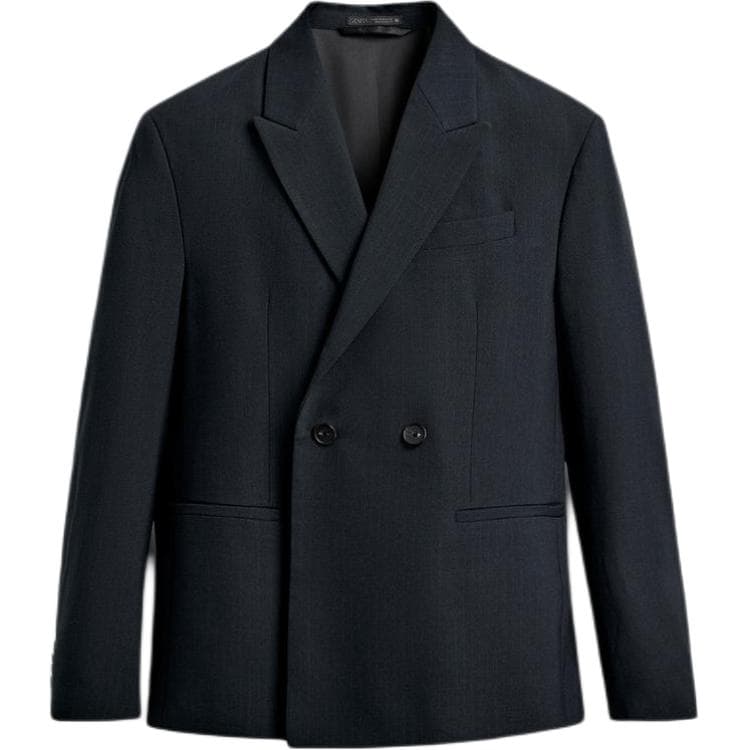 Пиджак ZARA Глубокий морской синий Мужской Деловые костюмы - изображение 1