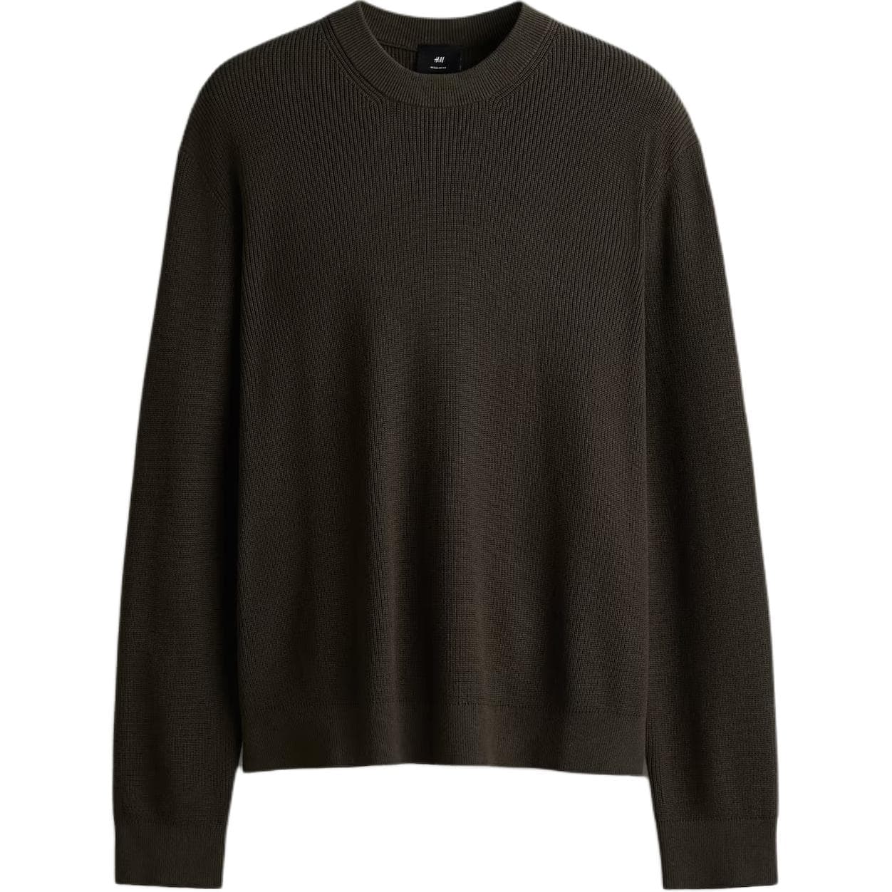 Кофта H&M Темный хаки зеленый мужской свитеры - изображение 1