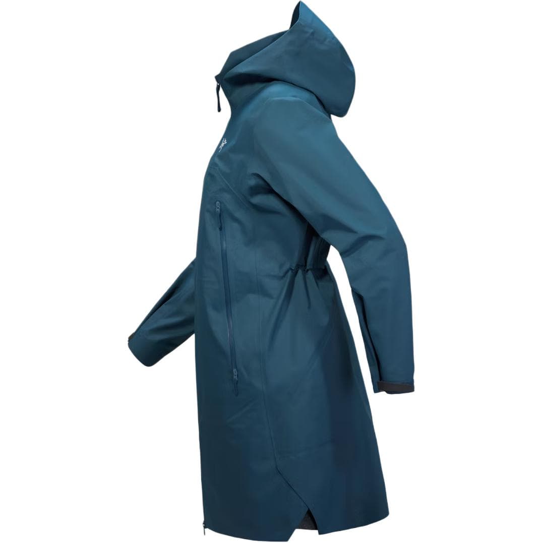 Arcteryx BETA Удобная ветровка с капюшоном на молнии, длинный рукав, твердая оболочка, водонепроницаемая, ветрозащитная, дышащая, женская - изображение 2