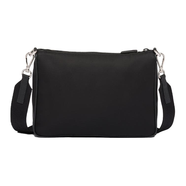 Мини-сумка Prada Hobo Nylon Messenger Bag Black - изображение 5