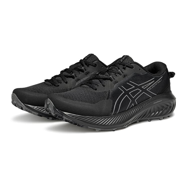 Кроссовки для бега Asics Gel Excite Trail 2 Трейловые кроссовки для бега противоскользящие мужские черные и серые - изображение 2
