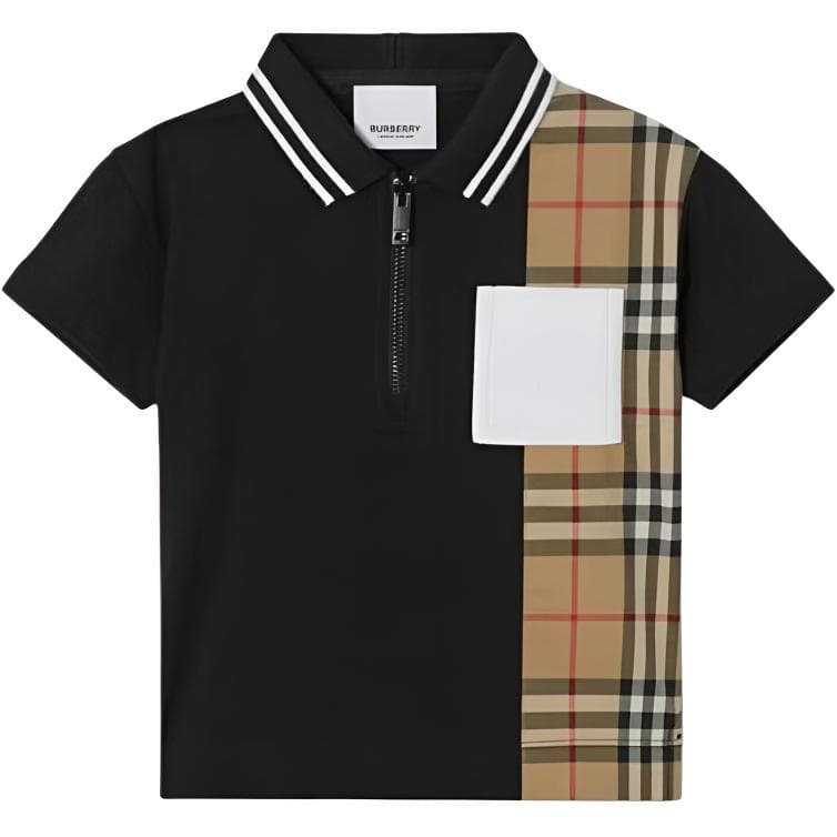 Burberry T-рубашка черная для младенцев и малышей - изображение 1