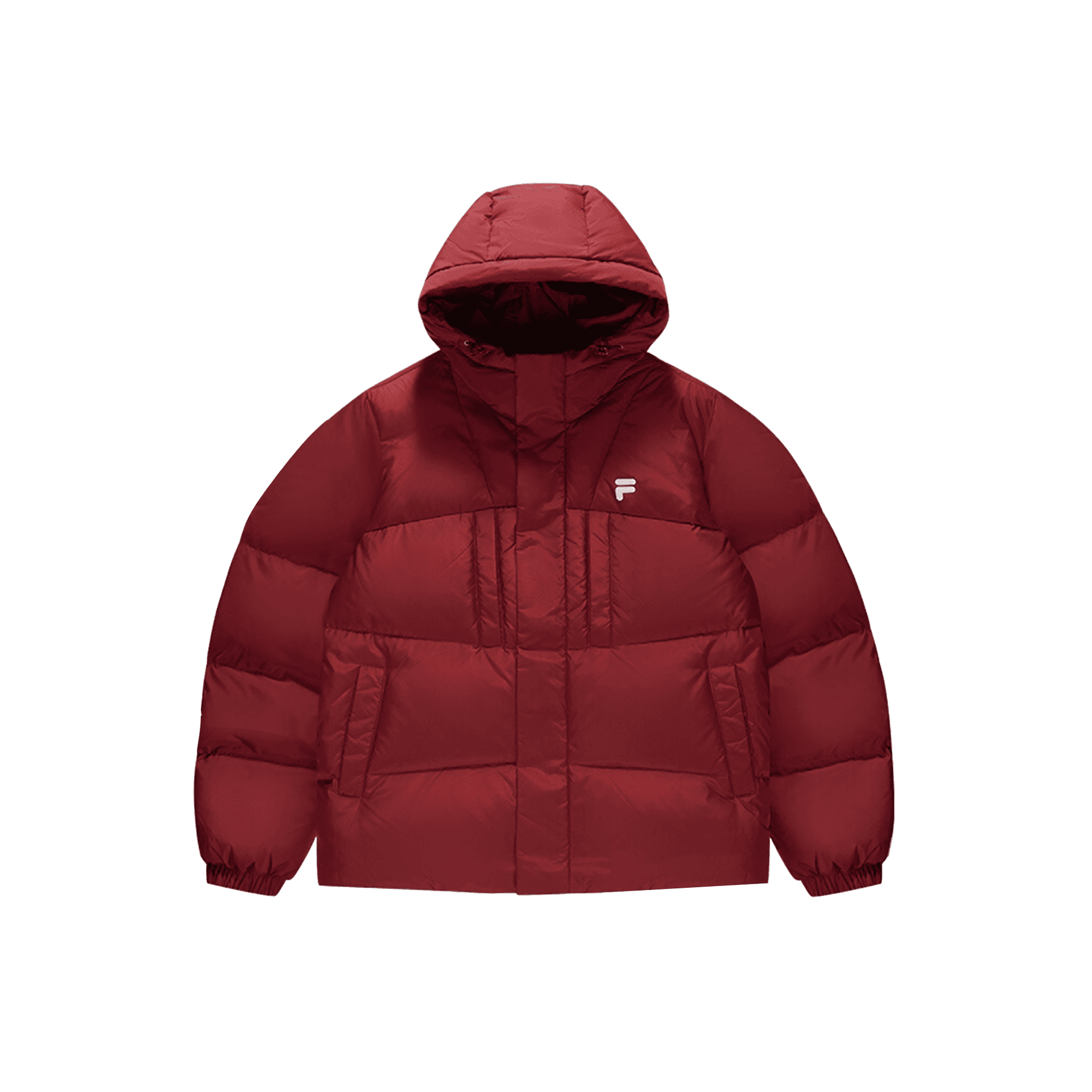 Зимняя куртка FILA FUSION FOB Пуховик Унисекс Кирпич Стена Красный - изображение 1