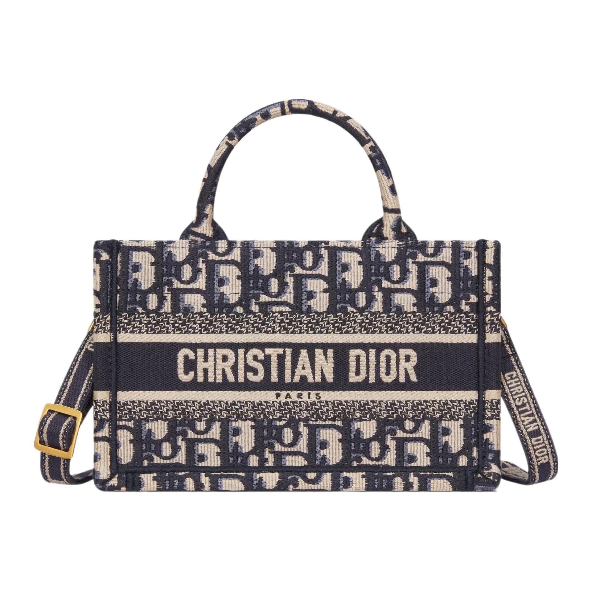 Сумка Dior Book Tote Mini Blue Beige