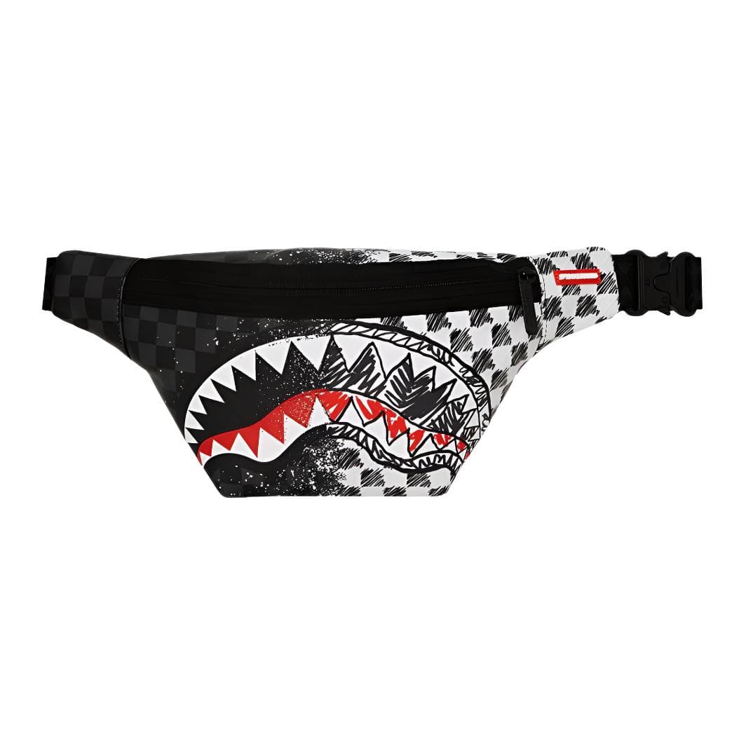 Поясная сумка SPRAYGROUND Поясная сумка (бандана) из ПВХ стандартная унисекс черно-белая - изображение 1