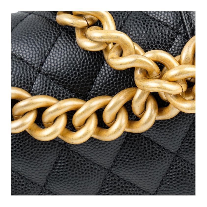 Сумка через плечо CHANEL LEBOY Small Chain Bag Black - изображение 8