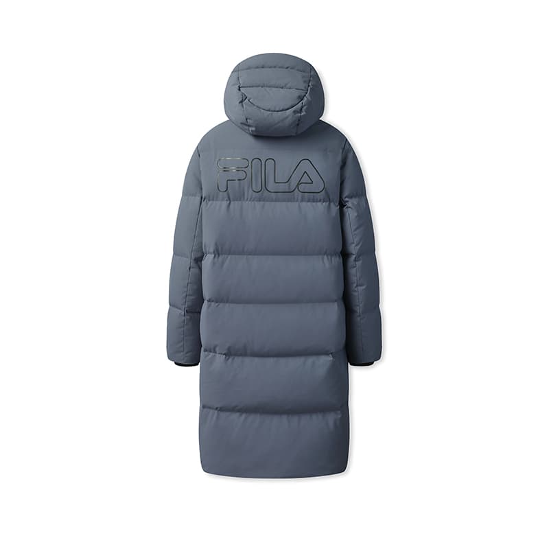 Зимняя куртка FILA Пуховик Унисекс Tunnel Темно-синий - изображение 2