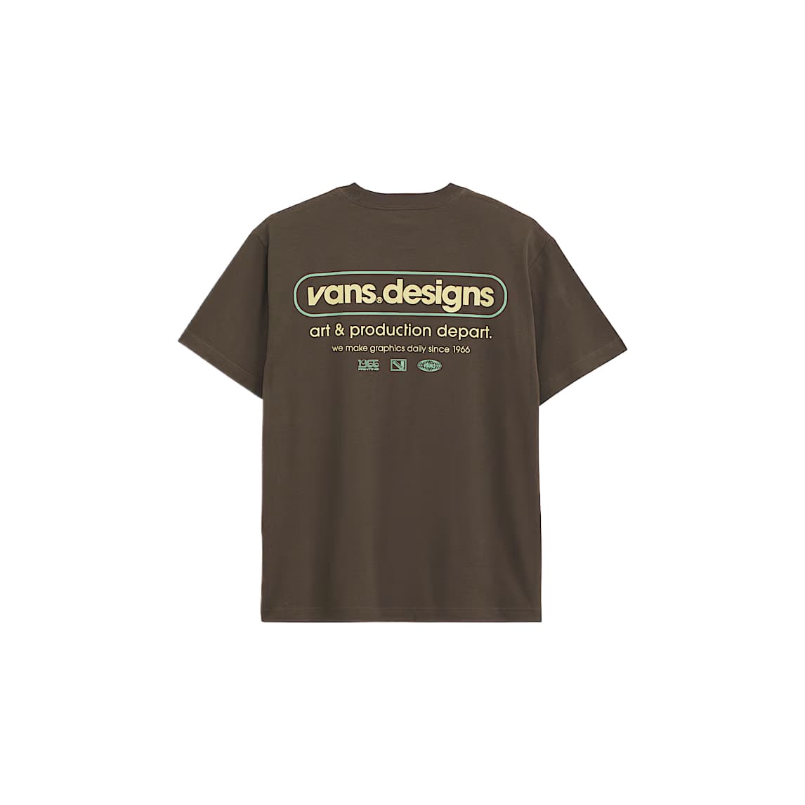 Футболка VANS Коричневый Мужской T-Shirt - изображение 1