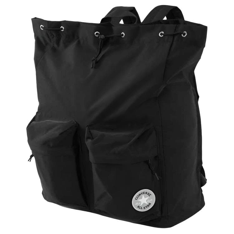 Рюкзак Converse DRAWSTRING Универсальный минималистичный рюкзак 100% полиамид Унисекс Парный Черный - изображение 2